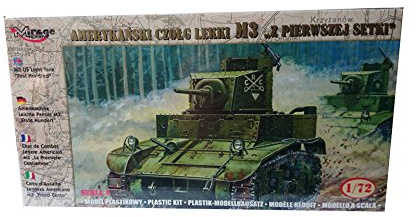 Mirage Hobby 72670 - M3 US Light Tank First Hundred, Panzer