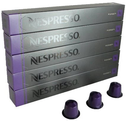 Nespresso Arpeggio, 10 Stangen à 10 Kapseln, 100 Kapseln