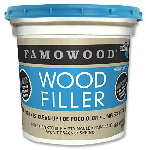 FamoWood 40002112 Latex Wood Filler Cherry/Dark Mahogany, Gallon, Net Wt 13.0 lbs
