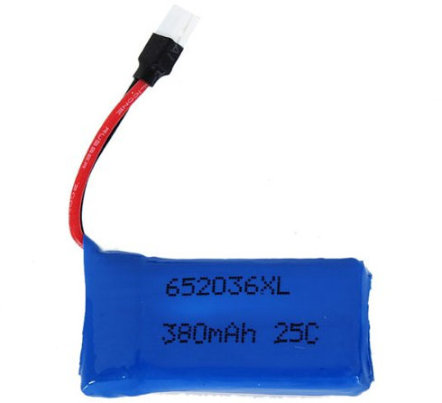 FamilyMall 1/2/5X amélioré 25C 3,7 V 380MAH Batterie/Pile Lipo pour Hubsan X4 H107 Walkera Coccinelle - 1 Pièces