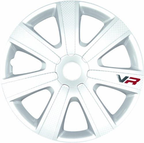 ZentimeX Z732997 Radkappen Radzierblenden universal 14 Zoll White