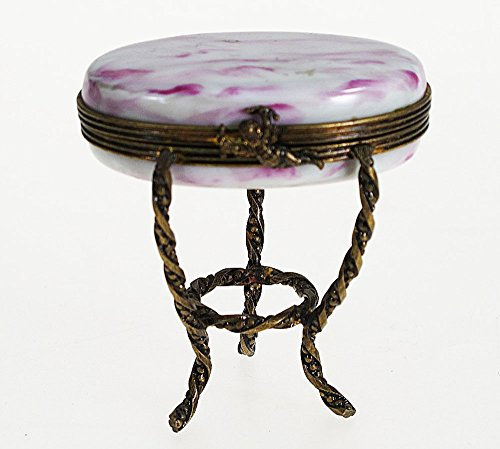 Porcelaine de Limoges- Boîte porcelaine de Limoges Table