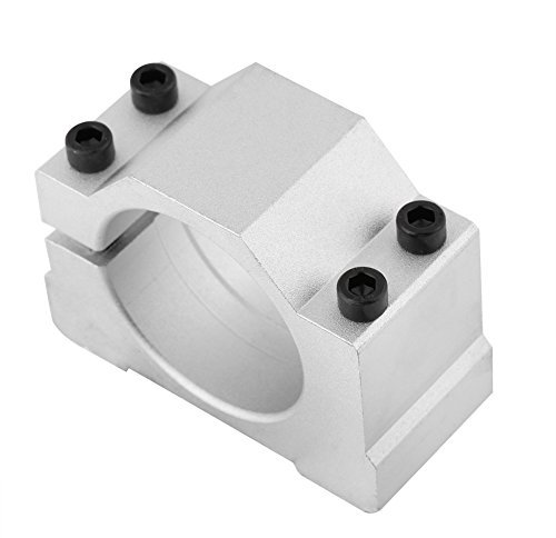 Staffa del Motore del Mandrino 52 / 65mm Staffa del Supporto in Alluminio Pressofuso Supporto Mandrino Staffa di Bloccaggio per Stampante 3 Dimensionale CNC Incisione Fresatura (52MM)