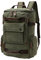 Cool&D Herren Canvas Rucksack Laptop Ruccksack Schultertasche Vintage Canvas Tasche Schulrucksack Freizeit Rucksack mit Laptopfach(Grün)