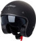 Motorrad Jet Helm Cafe Racer ECE 22-05 Sonnenblende Scooter Matt Schwarz XL