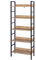 eSituro Estante para Piso de Metal de Cocina Almacenamiento Organizador Multifuncional para Libros Plantas con 5 Estantes Metal + MDF 60x27,5x126CM SSTR0043