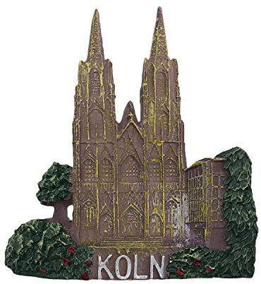 3D Köln Köln Deutschland Kühlschrank Kühlschrankmagnet Tourist Souvenirs Handmade Harz Handwerk Magnetische Aufkleber Home Küche Dekoration Reise Geschenk