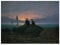 JUNIWORDS Poster, Caspar David Friedrich, Mondaufgang am Meer, 27 x 20 cm