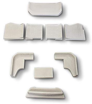 Feuerraumauskleidung für Austroflamm Pallas Back Kaminöfen - Keramott - 9-teilig