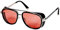 Lovelegis Iron man sunglasses - steampunk - tony stark - retro - man - unisex - golden frame - red lens - christmas and birthday gift idea