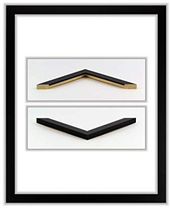 myposterframe Bilderrahmen 61 x 91 cm Juliet Schwarz mit klarem Kunstglas (2mm)