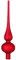 Inge Glas Christbaumspitze 26cm | Weihnachtsbaumspitze aus Glas | Hochwertige Spitze für den Weihnachtsbaum Weihnachten (Rot Matt | Ochsenblut & Frozen Strawberry)