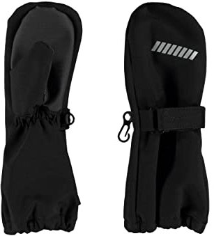 NAME IT Unisex nmnalfa midten7 fo nos Handschuhe, Schwarz, 4 (6-12 Monate)