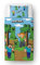 Minecraft Offizielles Bettwäsche-Set für Einzelbett, Episches Design, blau, wendbar, zweiseitig, Bettbezug, offizielles Merchandise-Produkt, inklusive passendem Kissenbezug