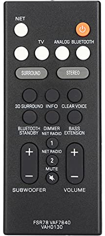 Goshyda Soundbar-Fernbedienung, Ersatz-Fernbedienung, für, für FSR78 VAF7640 VAH0130