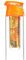 Water Bottle Wasserflasche Kleine Wasser Flasche Motivations Wasser Flasche Große Wasser Flasche Glas Flasche Für Getränke und Saft Wasser Glaskolben orange,700ml