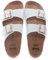 Scholl Femme Josephine Sandale, White, 38 EU
