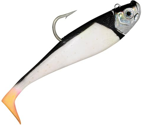 Dieter Eisele Hörminator Shad Papagai - Gummifisch mit Jighaken, Gewicht/Länge/Hakengröße:220g - 18.0cm - Gr. 8/0
