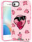 Qerrassa Pink Kirb for iPhone 6/6S/7/8/SE 2020/SE 2022 4.7 Case Cute Cartoon Character Girly for Girls Kids Women Phone Cases Anime Fun Design Kawaii Fashion Soft TPU for iPhone 6/6S/7/8/SE