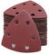 VIBRATITE 60 Stück Blatt Klett Schleifdreiecke für Deltaschleifer - 93 x 93 x 93 mm - Dreieck Schleifblatt Set für Deltaschleifer (Körnung 40/80/120/180/240/320, 6 Löcher)