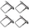 Bulloni a U Quadrato M8, 4 Pezzi Bulloni a U Quadrato, Bullone a U in Acciaio Inox Con Dadi e Piastra Di Telaio, per Tubo Dell'Acqua Fisso, Tubo, Barche