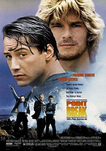 RAAMKA Poster und Drucke Senza Cornice POINT BREAK Classic 90s Movie Poster e Wall Art Modern Family camera da letto Decor 30x50cm