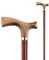 Flexor - Eleganter Gehstock für Herren | Leichtes Buchenholz | Bequemer Griff | XL Länge 95 cm | Gehstock für Stadt & Gesellschaft, Braun, Buchenholz