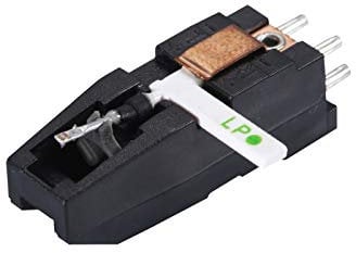 COMETX Plattenspieler-Kartusche für Plattenspieler, Phonograph, Dual-Stereo-Kartusche mit rotem Rubin-Saphir, doppelseitiger Stylus-Nadel für LP/78 U/min Vinyl-Schallplattenspieler-Zubehör, Ersatz