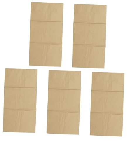 POPETPOP 5 Pièces Sac en papier kraft sac de rangement pour le jardin sac de rangement pour plantes pochette rangement sac rangement sac poubelle sac de rangement pour légumes universel