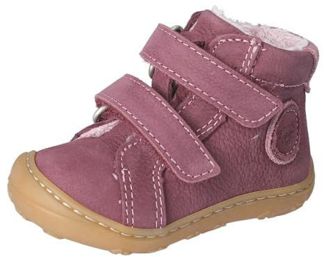 RICOSTA Mädchen Stiefel GEDO, Baby und Kleinkinder Lauflernschuhe, Weite: Mittel, lose Einlage, terracare, Pflaume/rosa (380), 20 EU