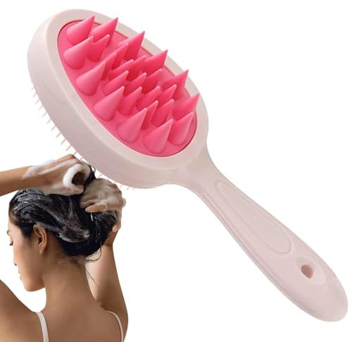 Shampoo Wäscher Pinsel Kopf Shampoo Wäscher Kopfhaut Massager Pinsel | Multifunktionale Shampoo Pinsel mit langem Griff, Haar Kopfhaut Massage Kamm, Tragbare Shampoo Pinsel für Ältere und