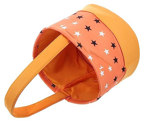 ULDIGI Cesto Porta Dolci Di Halloween Borsa Per Caramelle Per Adulti Resistente Manico Per Facile Trasporto Per Feste e Decorazioni