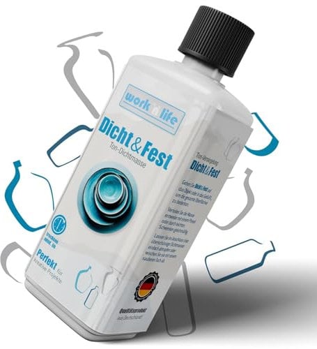 Tondicht Versiegelung 250ml - Premium Keramik Versiegelung für Ton Beton Terrakotta - Versiegelung für Ton - Tondicht wasserfest & lösungsmittelfrei - wasserfest versiegeln (250, Gramm)