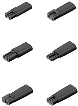 HVRFJXI Adaptateur Chargeur Léger Type-c 6 Pièces pour Coupe Cheveux Tondeuses À Barbe Rasoirs pour Ami Famille Avertis