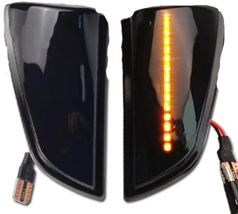 XYUOIS Positionslicht Kompatibel Mit Volvo Für V50 2004 2005 2006 2007 2008 Für C70 2006 2007 2008 2009. Dynamischer Blinker, Seitenspiegel, Sequentielle Anzeige, Blinker