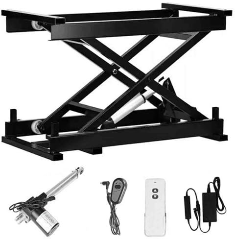 JXYQ Tavolo elevatore Elettrico a Forbice, Piattaforma ad Altezza Regolabile per progetti Fai da Te e Montaggio mobili, Supporta Fino a 50 kg