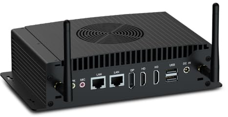WEIDIAN Industrial Mini PC Core i5 1235U 64GB RAM 1TB SSD 2TB HDD, Win 11 Pro Mini Computer(Fan Cooling&Dustproof) Linux, 4K 2HD+DP, 2LAN, GPIO, 2COM RS232/422/485, 6USB WiFi6&BT5.2 Auto Power On