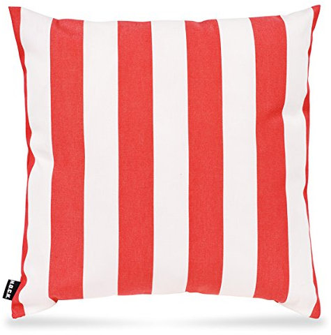 H.O.C.K. Kissen inkl. Füllung 50x50cm Outdoor Classic Streifen rot