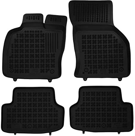 Hohe Gummi Fußmatten mit Rand passend für Seat Leon ab 12/2012-3/2020 (5F)/Seat Leon ST Kombi ab 2013-3/2020 AZUGA AZ10300232