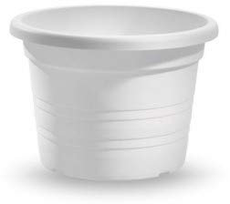 Vaso cilindrico diametro 80 cm bianco