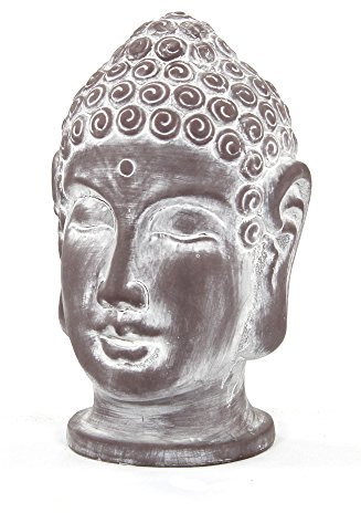DECOLINE Deko Figur Buddha Kopf groß - 26cm - 1 Stück