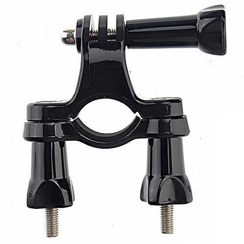 Tenlacum Support Fixation Vélo Guidon de vélo Tige de Selle Pole Mount for Camera Sport GoPro HD 1 2 3