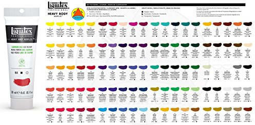 Acryl Acrylic Fine Liquitex Heavy Body Tube Flasche 59 ml Künstler Lack Acrylfarbe Acrylfarben Farbe Acrylfarbe Belle Arti 840 - Verde Giallo Brillante