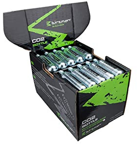 Birzman Juego de Cartuchos de CO₂ (roscados) 50 x 16 g
