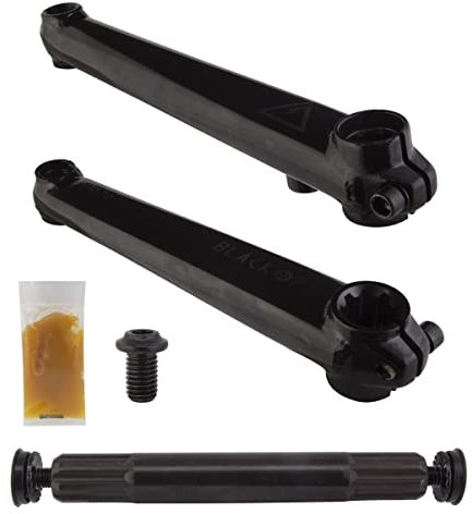 Black Ops Kurbelgarnitur Bk-Ops Bmx Stomp Cromo 175 3 Stück 19 mm x 8T Spindel Bk