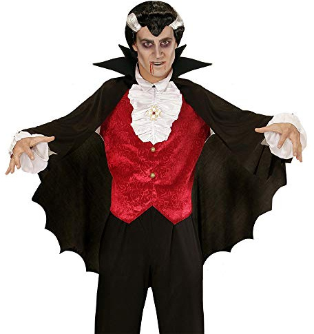 W WIDMANN MILANO Party Fashion - Vampir Umhang, Monster, Fledermaus, Halloween, Fasching, Karneval