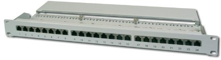 Panneau de brassage RJ45 24 ports CAT6a SSTP 2U