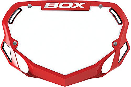 Box Phase 1 Number Plate Large red