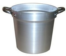 Pentoloni Alluminio P/Salse Bordo H.Cm.33 Lt. 50 Dia.Cm. 50