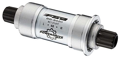 FSA Power Drive Bottom Brackets - Silver, 68 x 118 mm